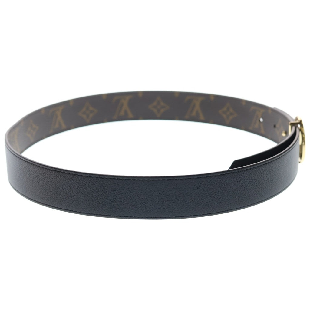 LOUIS VUITTON(ルイヴィトン) サンチュール LVバックル モノグラムリバーシブルベルト ゴールド金具 ブラウン M5064 AC1252 レディース