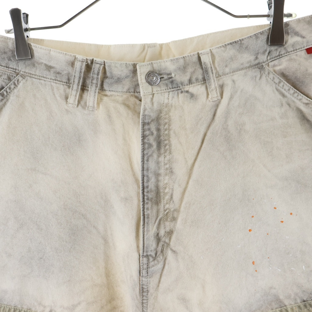 anachronorm(アナクローム) NYLON PATCH KINARI DOUBLE KNEE PAINTER PANTS 汚れ加工ダブルニーペインターパンツ