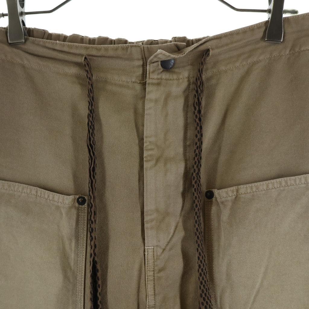 KAPITAL(キャピタル) Katsuragi W-Knee Easy Pants カツラギ ダブルニーイージーパンツ ベージュ