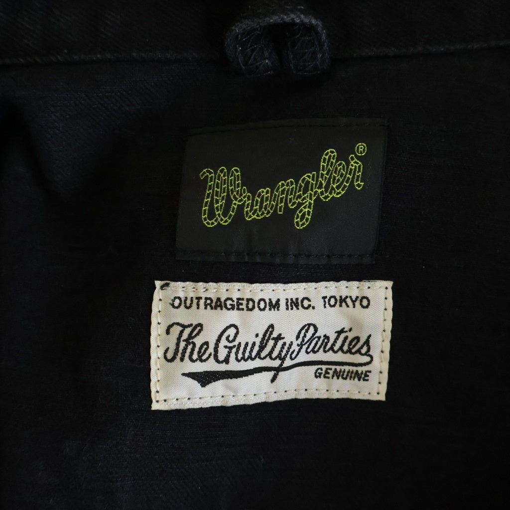 WACKO MARIA(ワコマリア) 25SS ×WRANGLER WASHED DENIM TRUCKER JACKET ラングラー デニムトラッカージャケット ブラック