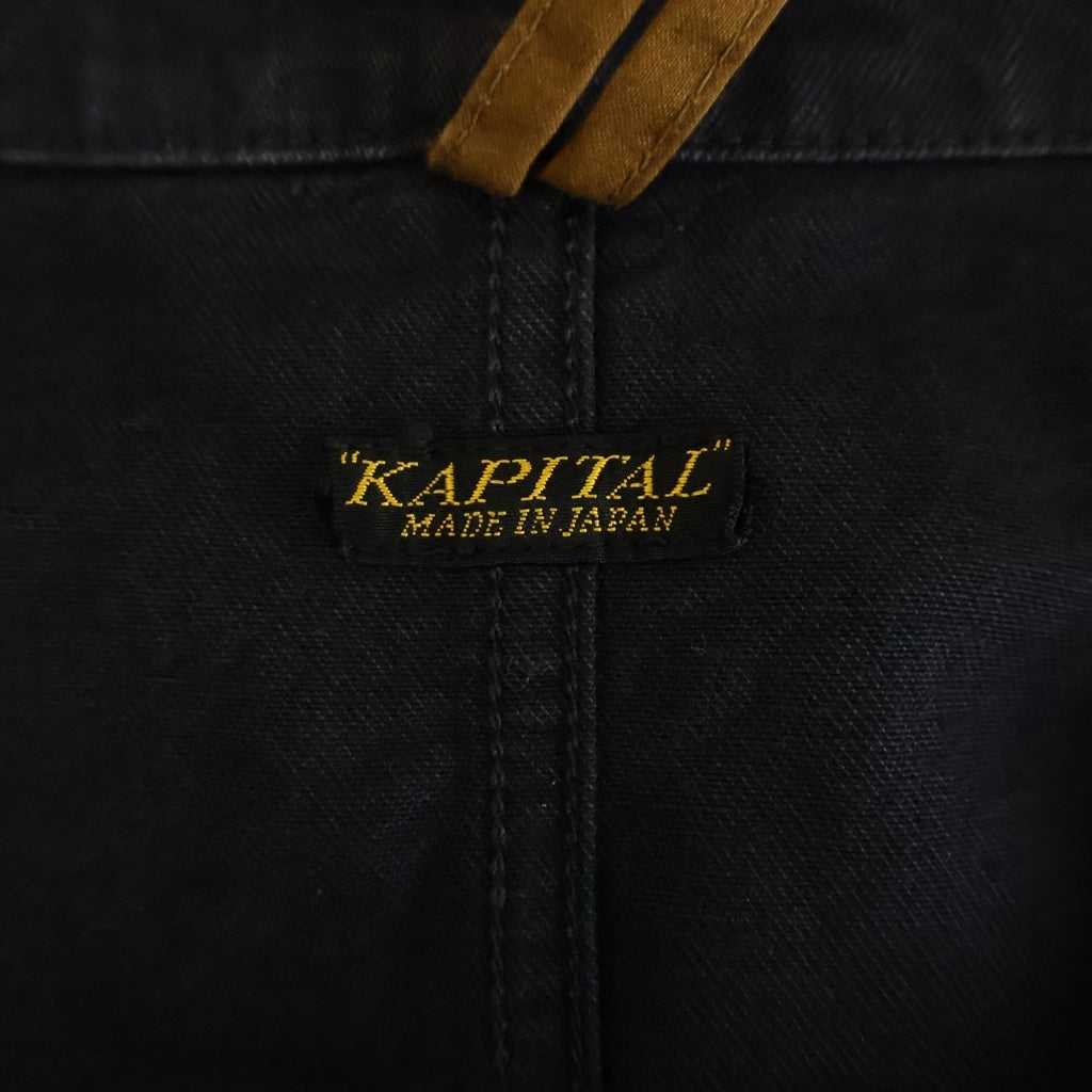 KAPITAL(キャピタル) 10oz Denim Cactus Coverall Jacket デニムカバーオール ブラック