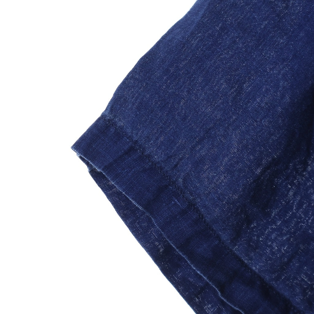 KAPITAL(キャピタル) Thunder Sashiko French Cloth Linen Aloha Shirt サンダー刺し子 フレンチクロスリネン アロハシャツ