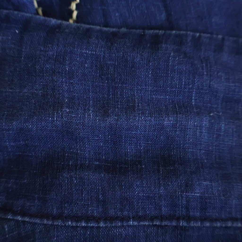 KAPITAL(キャピタル) Thunder Sashiko French Cloth Linen Aloha Shirt サンダー刺し子 フレンチクロスリネン アロハシャツ