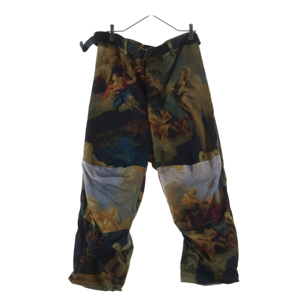 Paul Harnden(ポールハーデン) Belt Short 総柄 ベルトパンツ ブラック