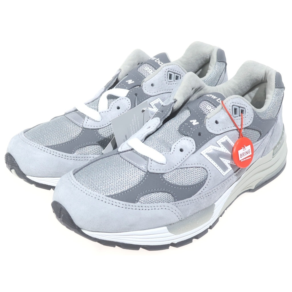 New Balance(ニューバランス) U992GY USA製 ローカット スニーカー グレー US9/27cm