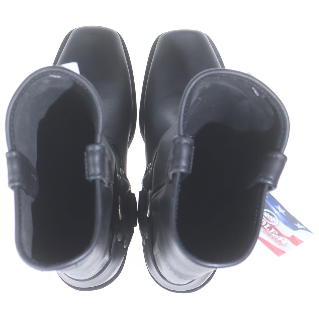 NO BRAND(ノーブランド) DOUBLE-H ダブルエイチ ハーネス エンジニアロングブーツ レディース ブラック US6/24cm 4008