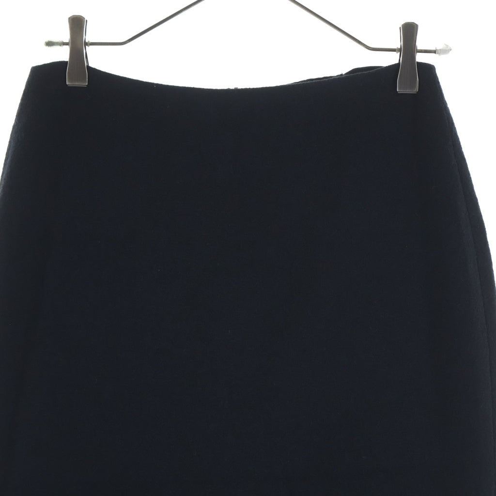 ERMANNO SCERVINO(エルマンノシェルヴィーノ) ウール 花柄フリル スカート ブラック D352O339PWE レディース