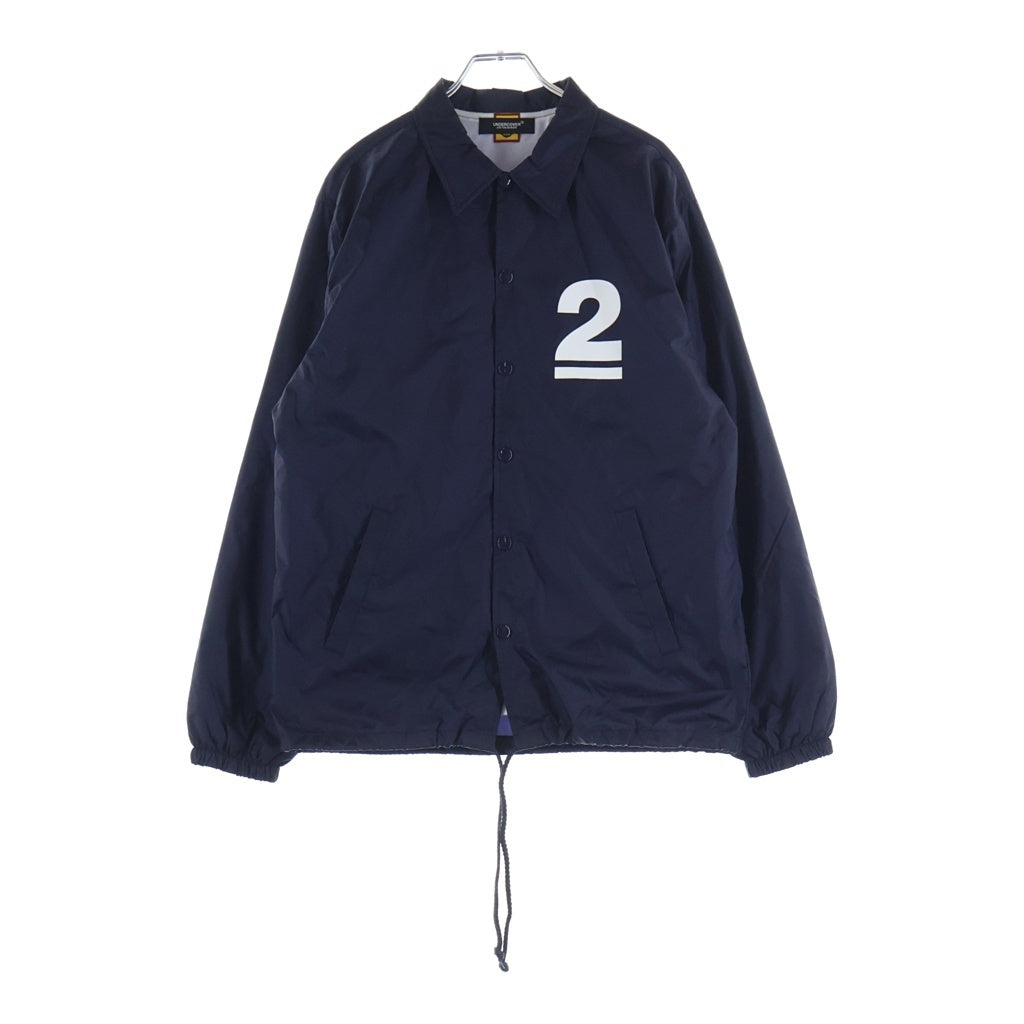 HUMAN MADE(ヒューマンメイド) ×UNDERCOVER LAST ORGY 2 COACH JACKET アンダーカバー ラストオージー ナイロン コーチ ジャケット ネイビー XX23JK002