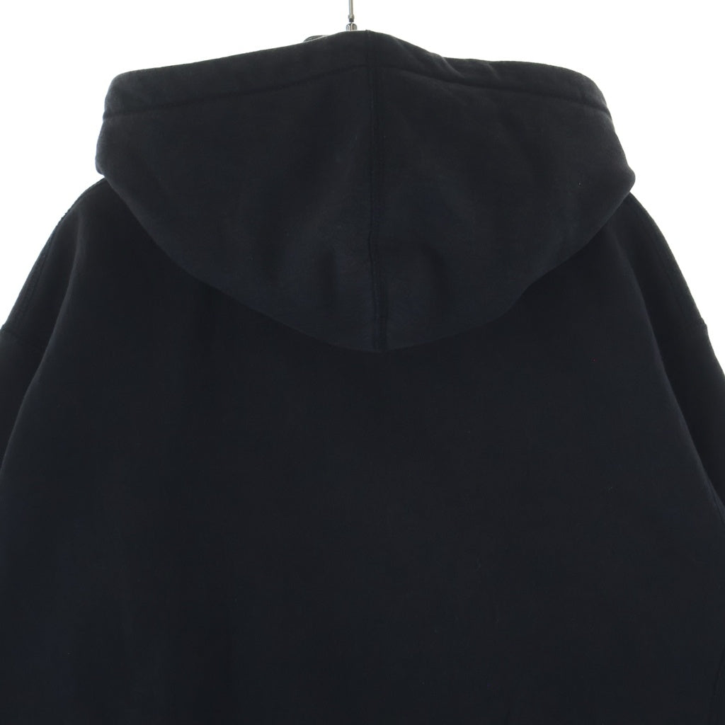 SUPREME(シュプリーム) 21AW Arabic Logo Hooded Sweatshirt アラビック ロゴ エンブロイダリー プルオーバースウェットパーカー フーディー ブラック