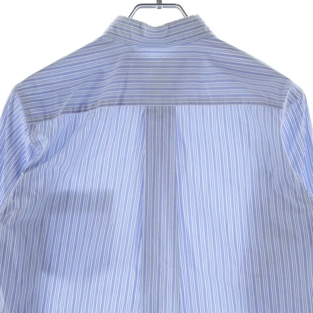 COMME des GARCONS SHIRT(コムデギャルソンシャツ) マルチストライプ ボタンダウン コットン 長袖シャツ ブルー CDGS6ST