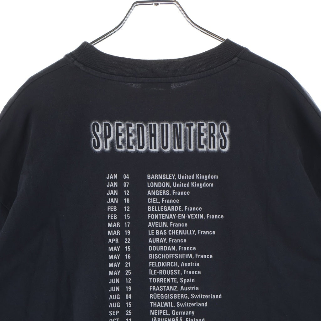BALENCIAGA(バレンシアガ) SPEEDHUNTERS スピードハンター プリント クルーネック半袖Tシャツ カットソー ブラック 541703 TCV38