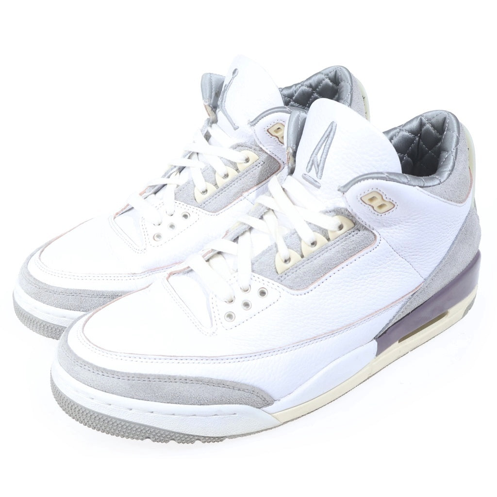 NIKE(ナイキ) ×A MA MANIERE AIR JORDAN 3 RETRO SP アママニエール エアジョーダン レトロ ミッドカットスニーカー ホワイト/ベージュ US11.5/28.5cm DH3434-110