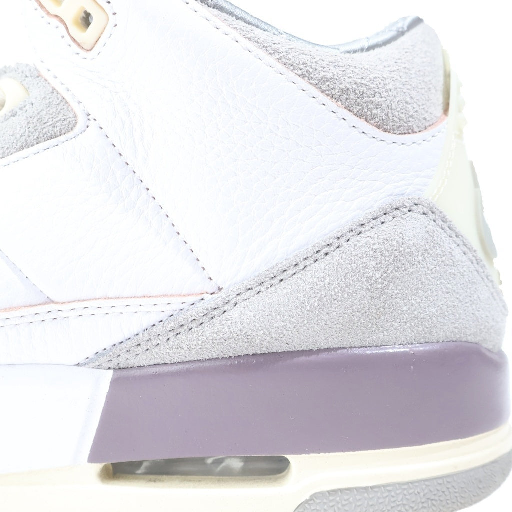 NIKE(ナイキ) ×A MA MANIERE AIR JORDAN 3 RETRO SP アママニエール エアジョーダン レトロ ミッドカットスニーカー ホワイト/ベージュ US11.5/28.5cm DH3434-110