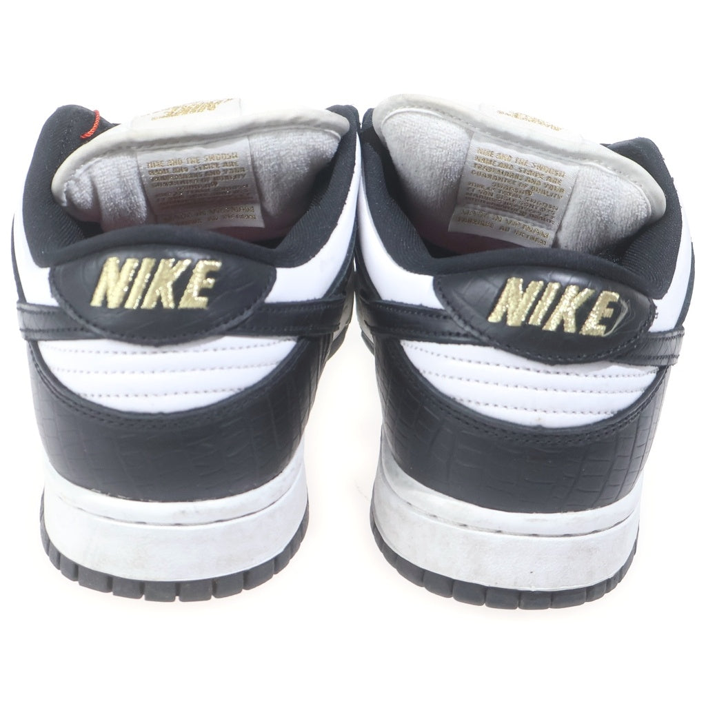 NIKE(ナイキ) ×SUPREME DUNK LOW OG QS シュプリーム ダンク ローカットスニーカー ブラック/ホワイト US10/28cm DH3228-102