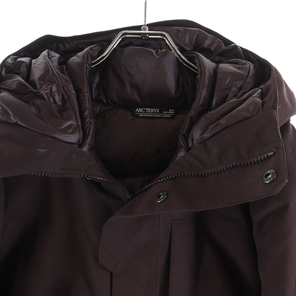 ARC'TERYX(アークテリクス) THERME PARKA サーミー パーカ ナイロン ロゴエンブロイダリー ゴアテックス ジップアップ ダウンジャケット ブラウン 28241-129544
