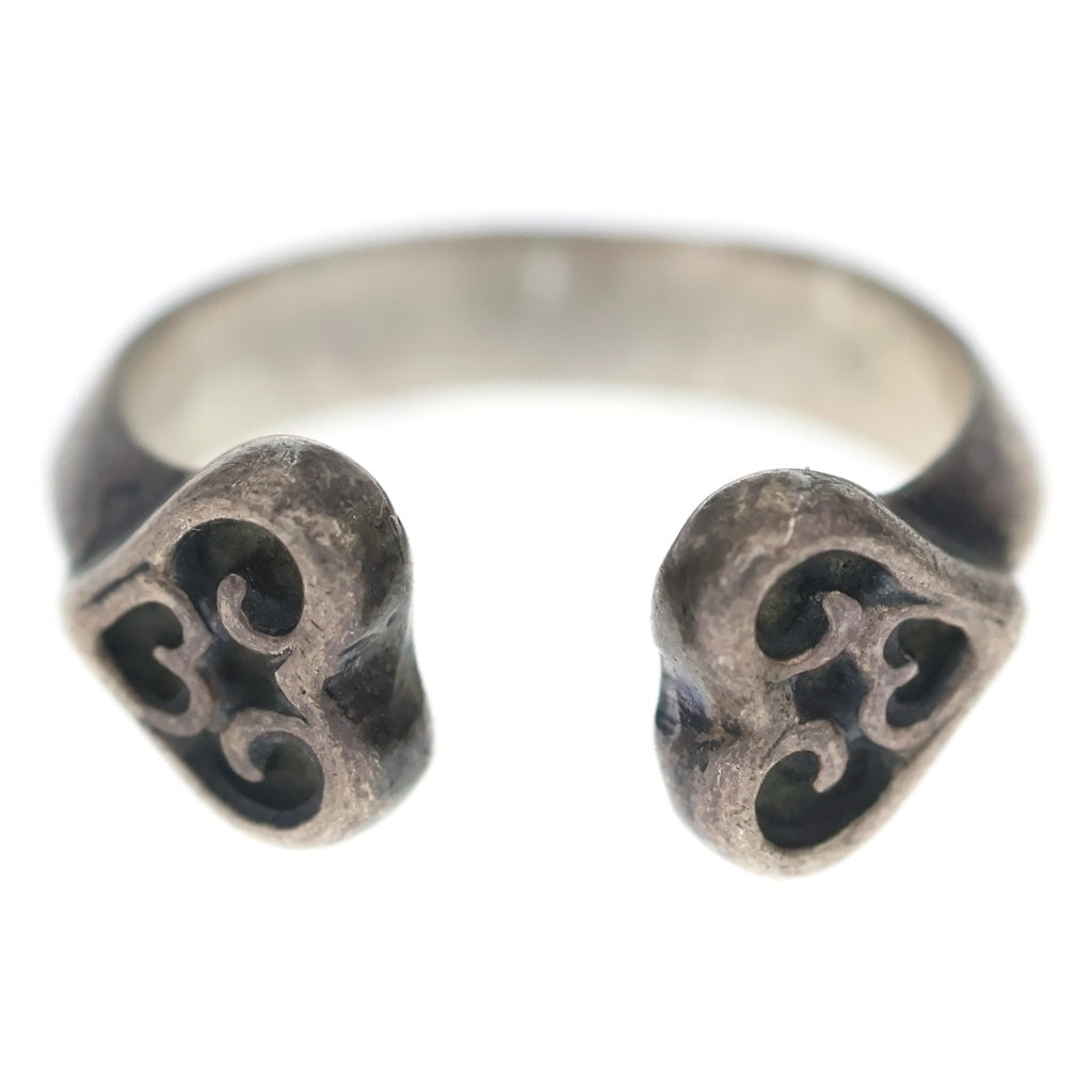 Bill Wall Leather/BWL(ビルウォールレザー) DOUBLE TRIBAL HEART RING ダブル トライバル ハート リング シルバー レディース