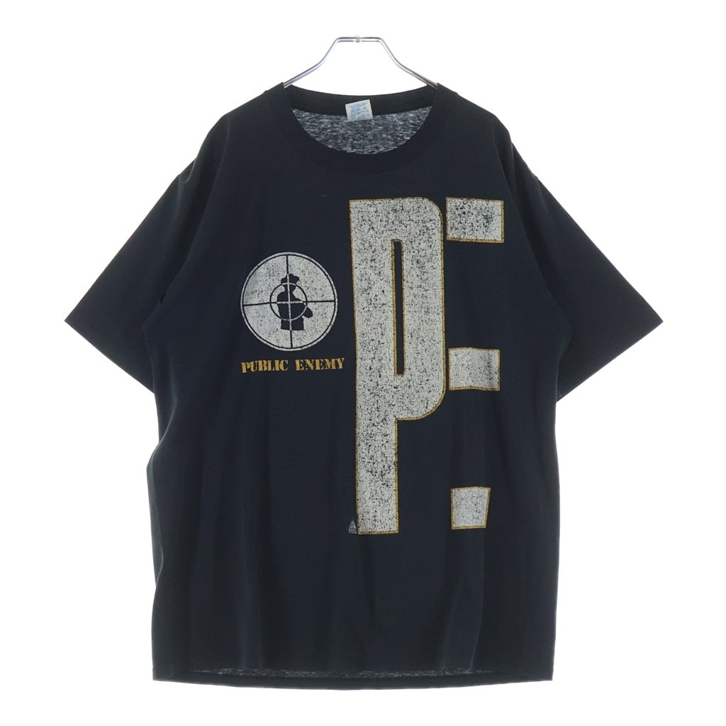 VINTAGE(ヴィンテージ) 90S VINTAGE PUBLIC ENEMY TARGET LOGO TEE JERZEES ヴィンテージ パブリックエナミー ターゲットロゴ 両面プリントTシャツ 半袖クルーネックカットソー