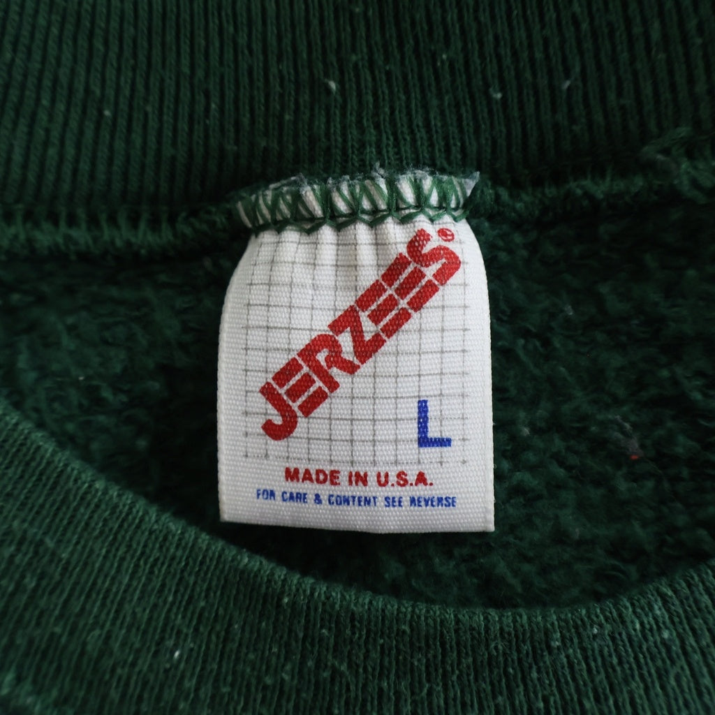 VINTAGE(ヴィンテージ) 90S VINTAGE JANET JACKSON SWEATSHIRT JERZEES ヴィンテージ ジャネットジャクソン フロントプリント クルーネックスウェットトレーナー グリーン