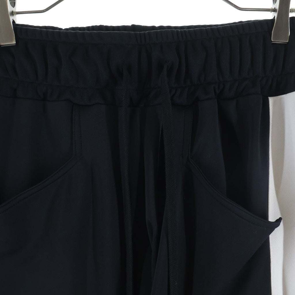 cvtvlist(カタリスト) 21AW LOYAL FLASH LIMITED CTLS SIDE SNAP PANTS ロイヤルフラッシュ ロゴエンブロイダリー サイドスナップ トラックパンツ ブラック