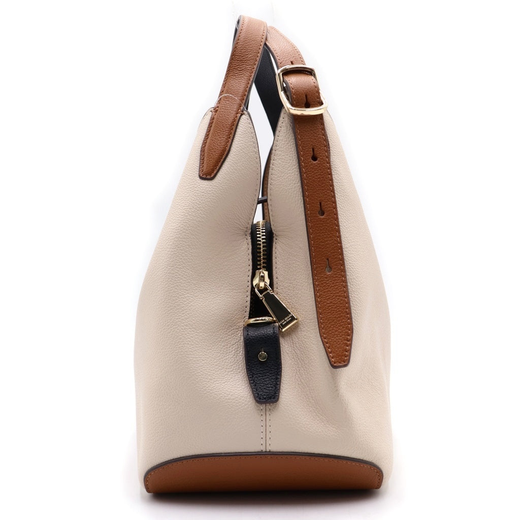 Kate Spade(ケイトスペード) DECO COLORBLOCK MEDIUM CROSSBODY TOTE デコ カラーブロック ミディアム クロスボディ トート バッグ ベージュ KI551 レディース