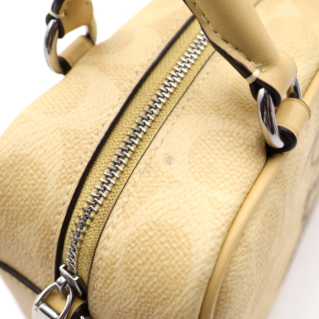 COACH(コーチ) ×PEANUTS SATCHEL CROSSBODY BAG SIGNATURE CANVAS CHARLIE BROWN 2WAY ショルダーハンドバッグ レディース