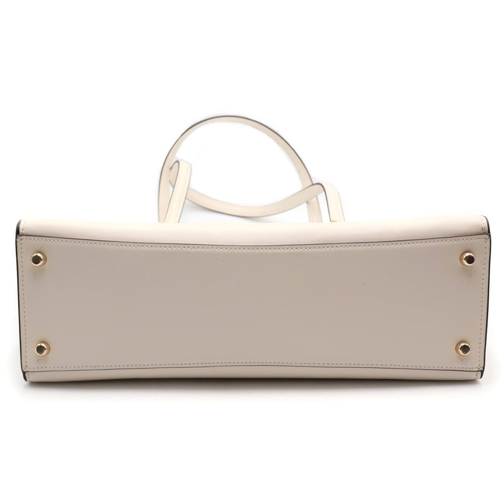 COACH(コーチ) NINA CARRY ALL ニーナ キャリーオール レザー トートバッグ ホワイト レディース