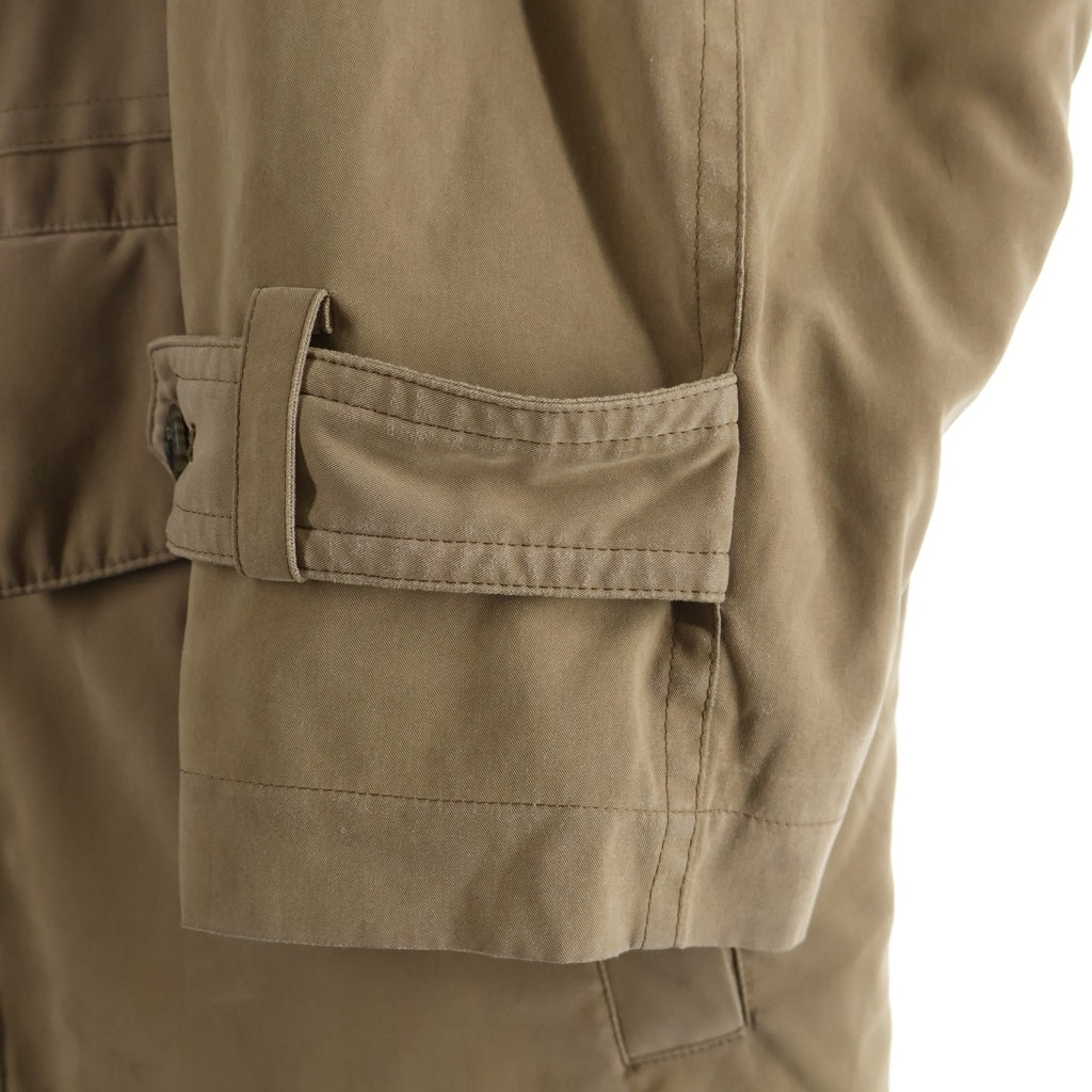 Aquascutum(アクアスキュータム) チェック柄ダウンライナー付き ジップアップ フーデッドミリタリーコート ブラウン 168-00-94 レディース