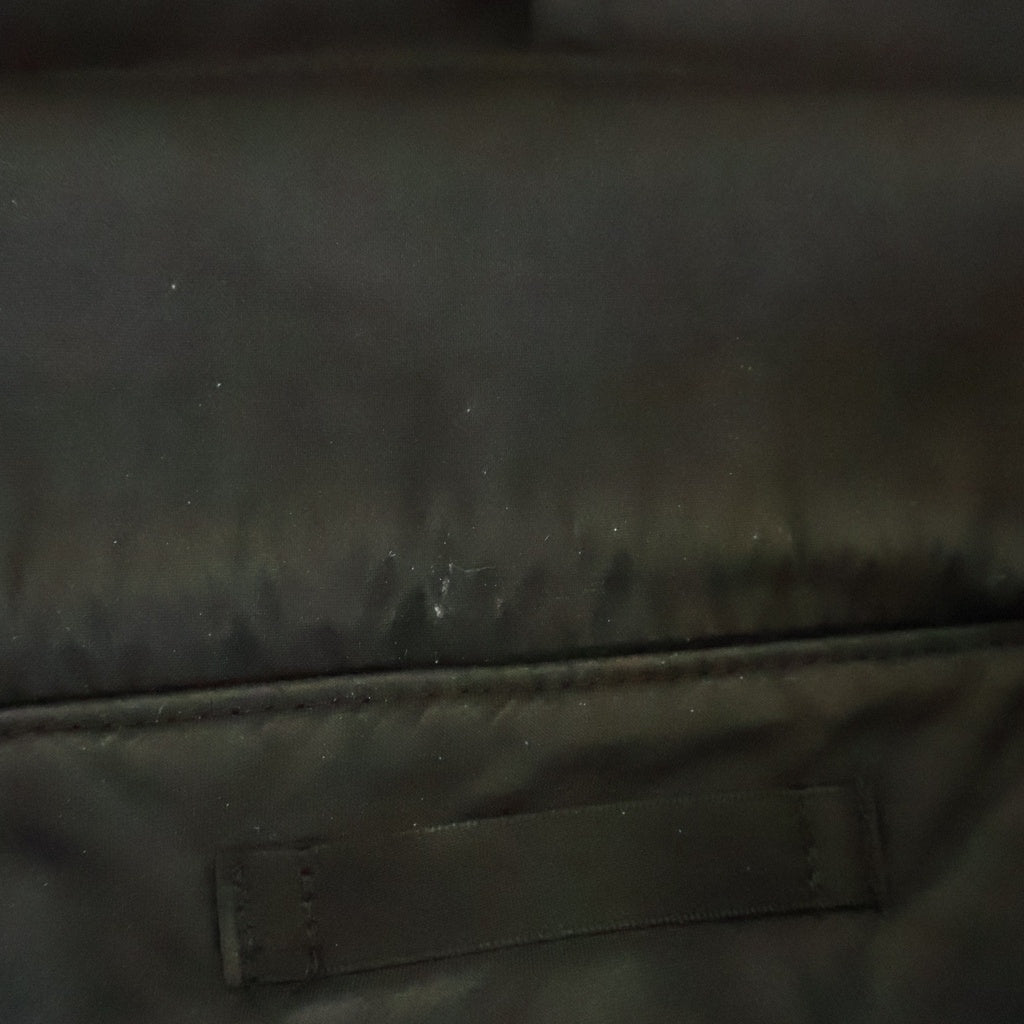 BURBERRY BLACK LABEL(バーバリー ブラックレーベル) ナイロン ステンカラー ロングコート ブラック BMA06-704-09