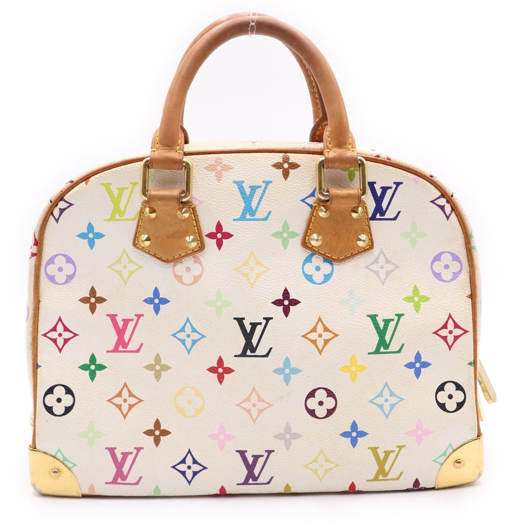 LOUIS VUITTON(ルイヴィトン) トゥルーヴィル ブロン モノグラムマルチカラー レザーハンドバッグ ホワイト M92663 MI1014 レディース