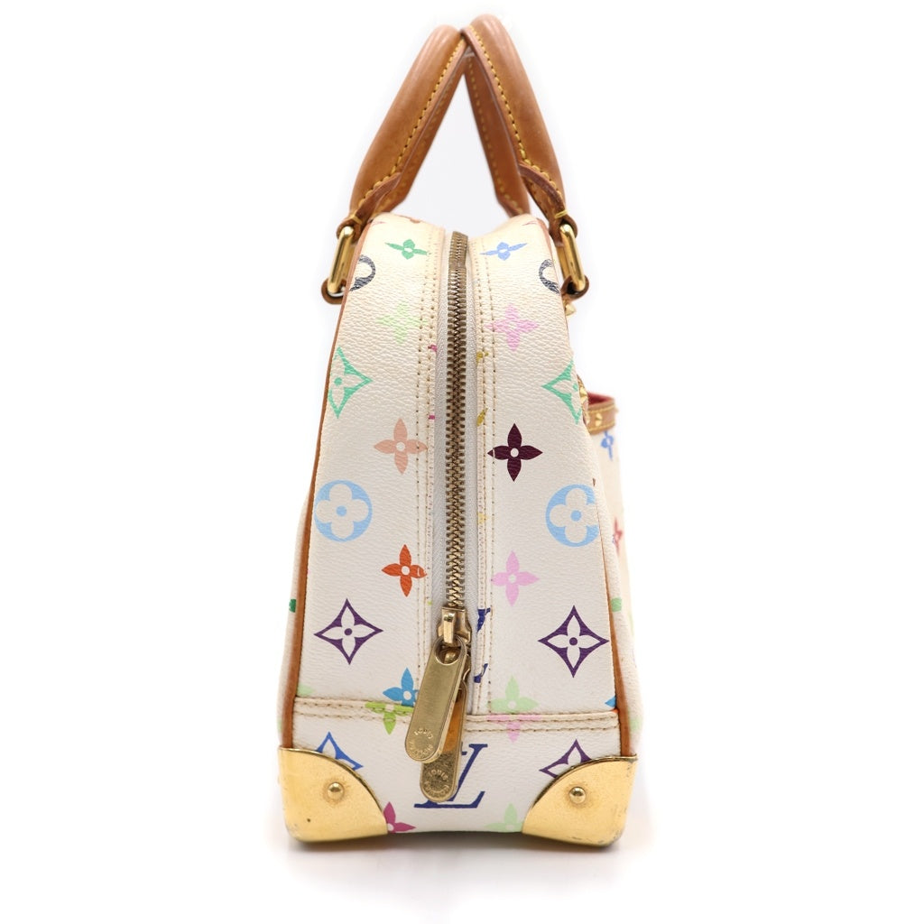 LOUIS VUITTON(ルイヴィトン) トゥルーヴィル ブロン モノグラムマルチカラー レザーハンドバッグ ホワイト M92663 MI1014 レディース