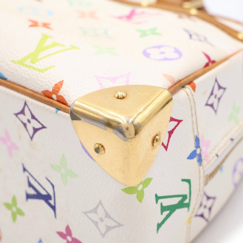 LOUIS VUITTON(ルイヴィトン) トゥルーヴィル ブロン モノグラムマルチカラー レザーハンドバッグ ホワイト M92663 MI1014 レディース