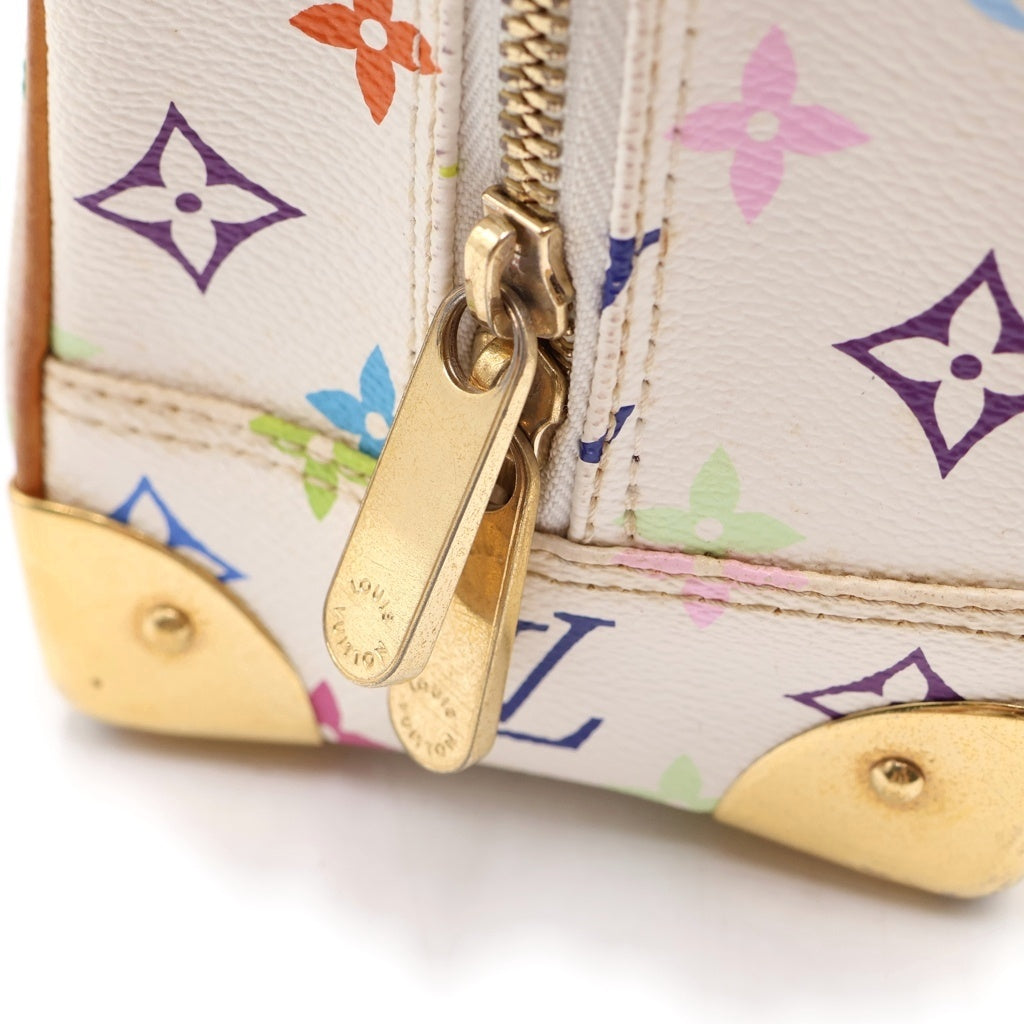 LOUIS VUITTON(ルイヴィトン) トゥルーヴィル ブロン モノグラムマルチカラー レザーハンドバッグ ホワイト M92663 MI1014 レディース