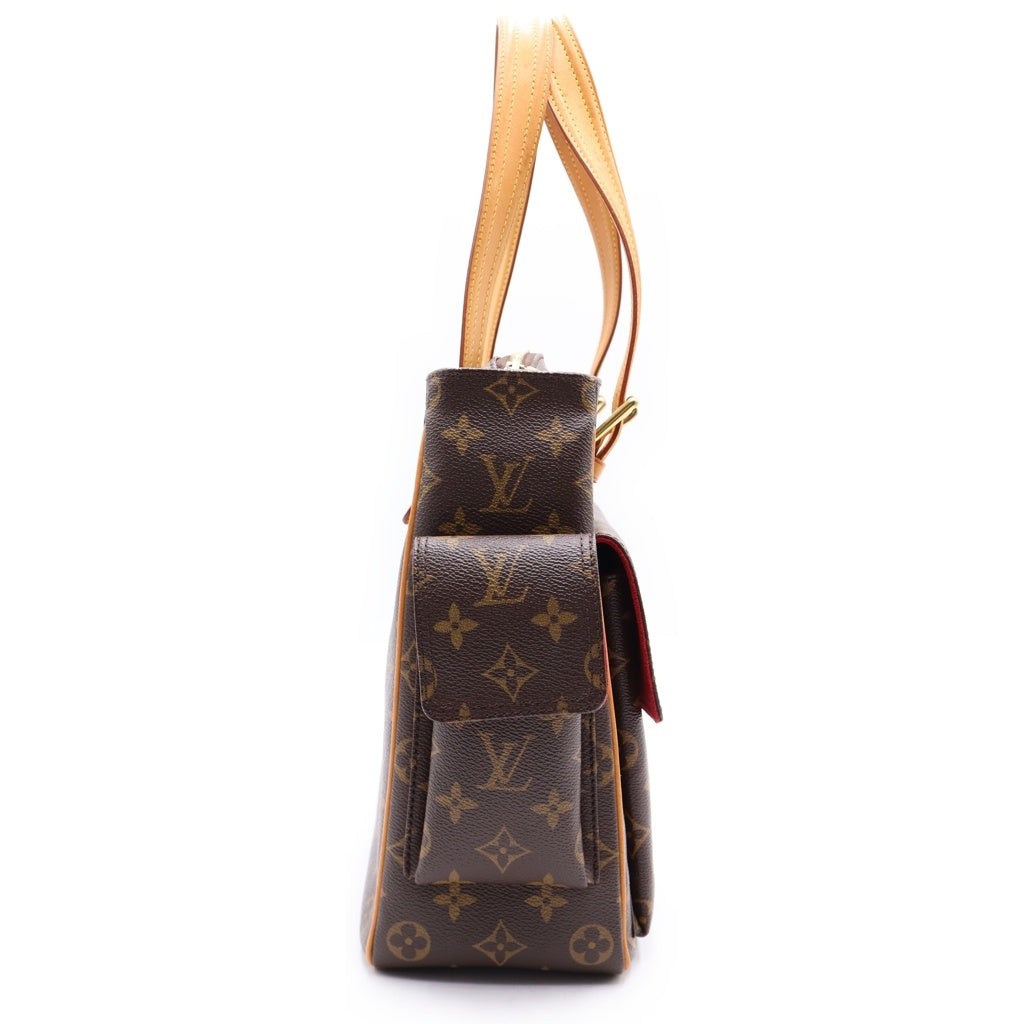 LOUIS VUITTON(ルイヴィトン) MULTIPLY CITY ミュルティプリ シティ モノグラム ハンドバッグ ブラウン M51162 MB1014 レディース
