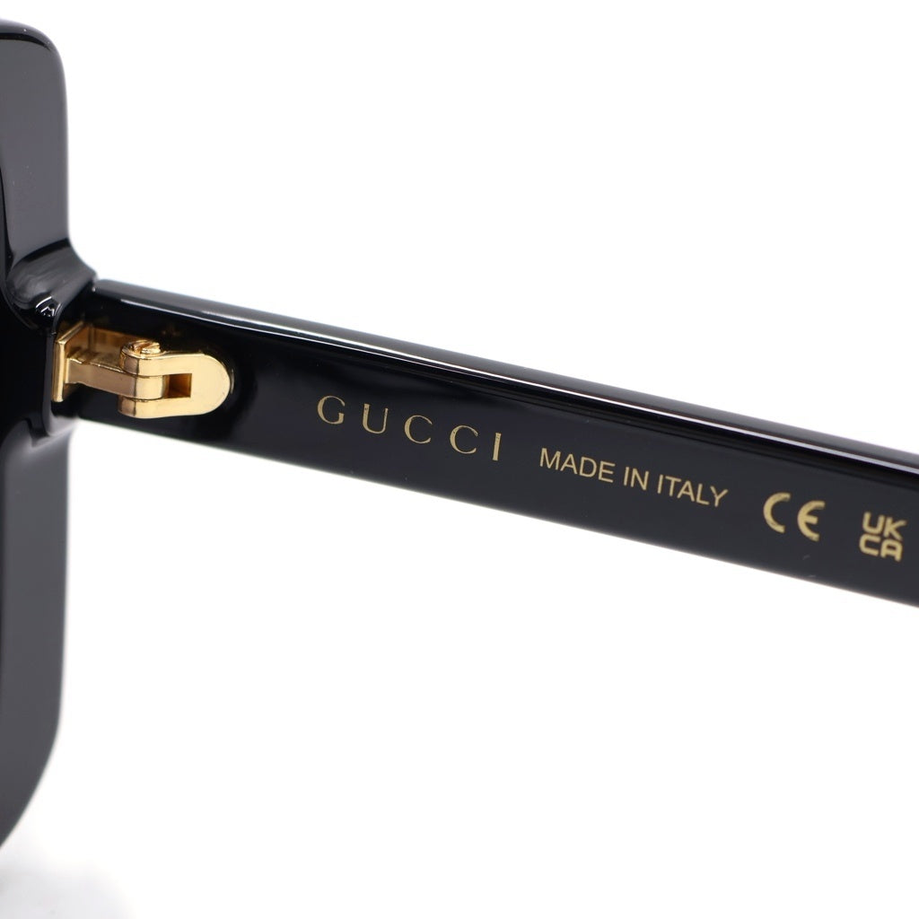 GUCCI(グッチ) GG0632S スクエアフレーム GGロゴテンプル カラーレンズ サングラス メガネ ブラック