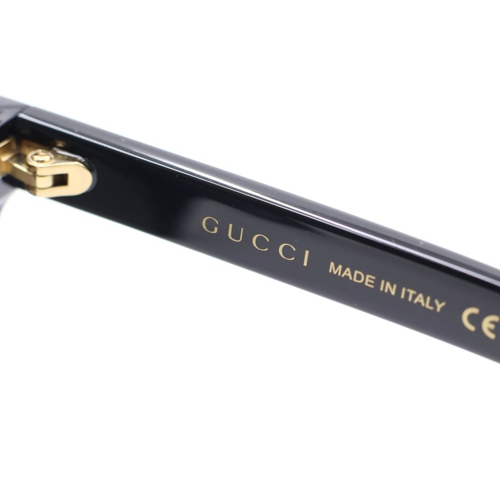 GUCCI(グッチ) GG0637SK アジアンフィット スクエアフレーム GGロゴテンプル カラーレンズ サングラス メガネ ブラック
