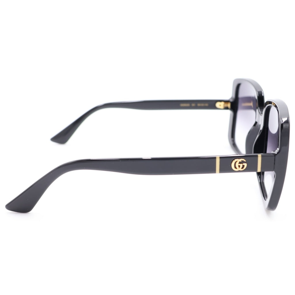 GUCCI(グッチ) GG0632S スクエアフレーム GGロゴテンプル カラーレンズ サングラス メガネ ブラック