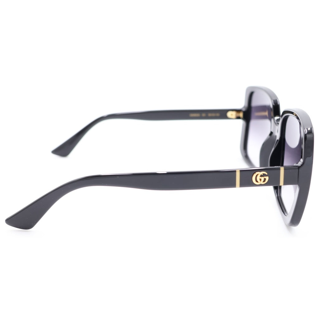 GUCCI(グッチ) GG0632S スクエアフレーム GGロゴテンプル カラーレンズ サングラス メガネ ブラック