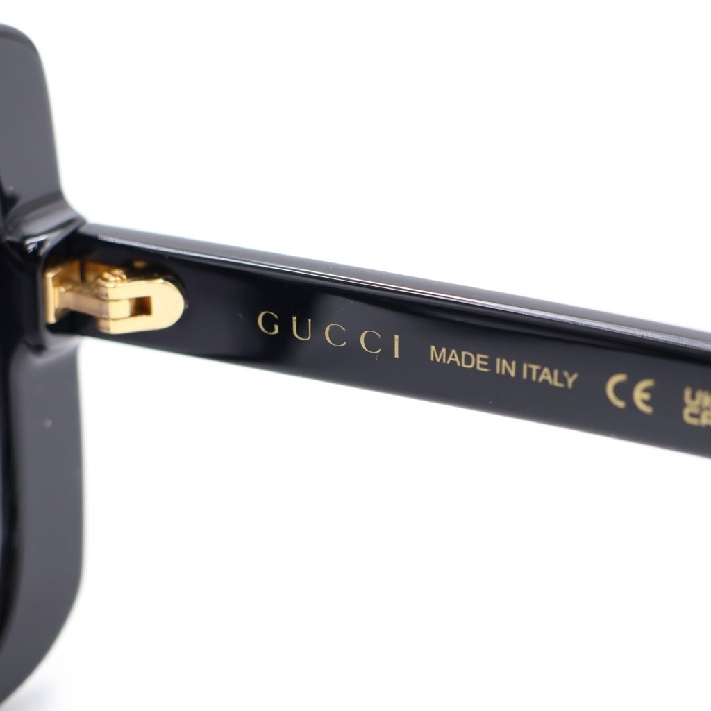 GUCCI(グッチ) GG0632S スクエアフレーム GGロゴテンプル カラーレンズ サングラス メガネ ブラック