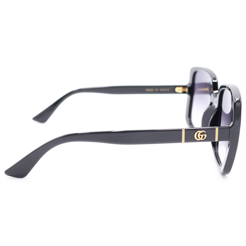 GUCCI(グッチ) GG0632S スクエアフレーム GGロゴテンプル カラーレンズ サングラス メガネ ブラック