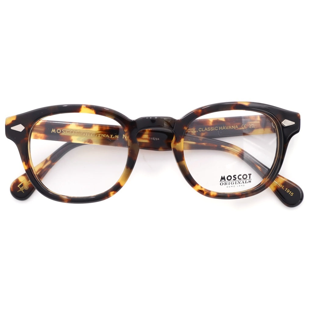 MOSCOT(モスコット) LEMTOSH レムトッシュ ウェリントンフレーム クラシックハバナ クリアレンズ サングラス メガネ ブラウン