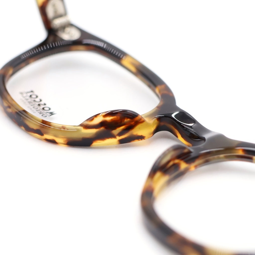 MOSCOT(モスコット) LEMTOSH レムトッシュ ウェリントンフレーム クラシックハバナ クリアレンズ サングラス メガネ ブラウン