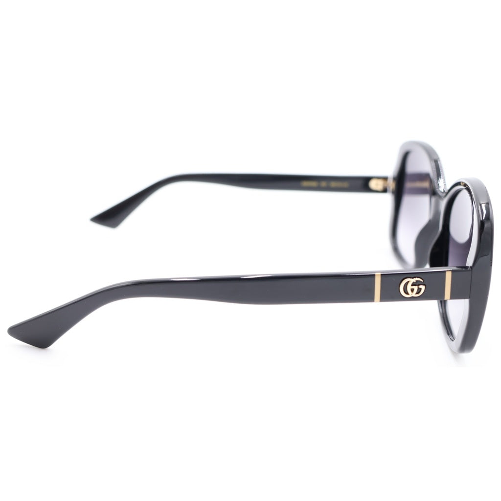 GUCCI(グッチ) GG0762S バタフライフレーム GGロゴテンプル カラーレンズ サングラス メガネ ブラック
