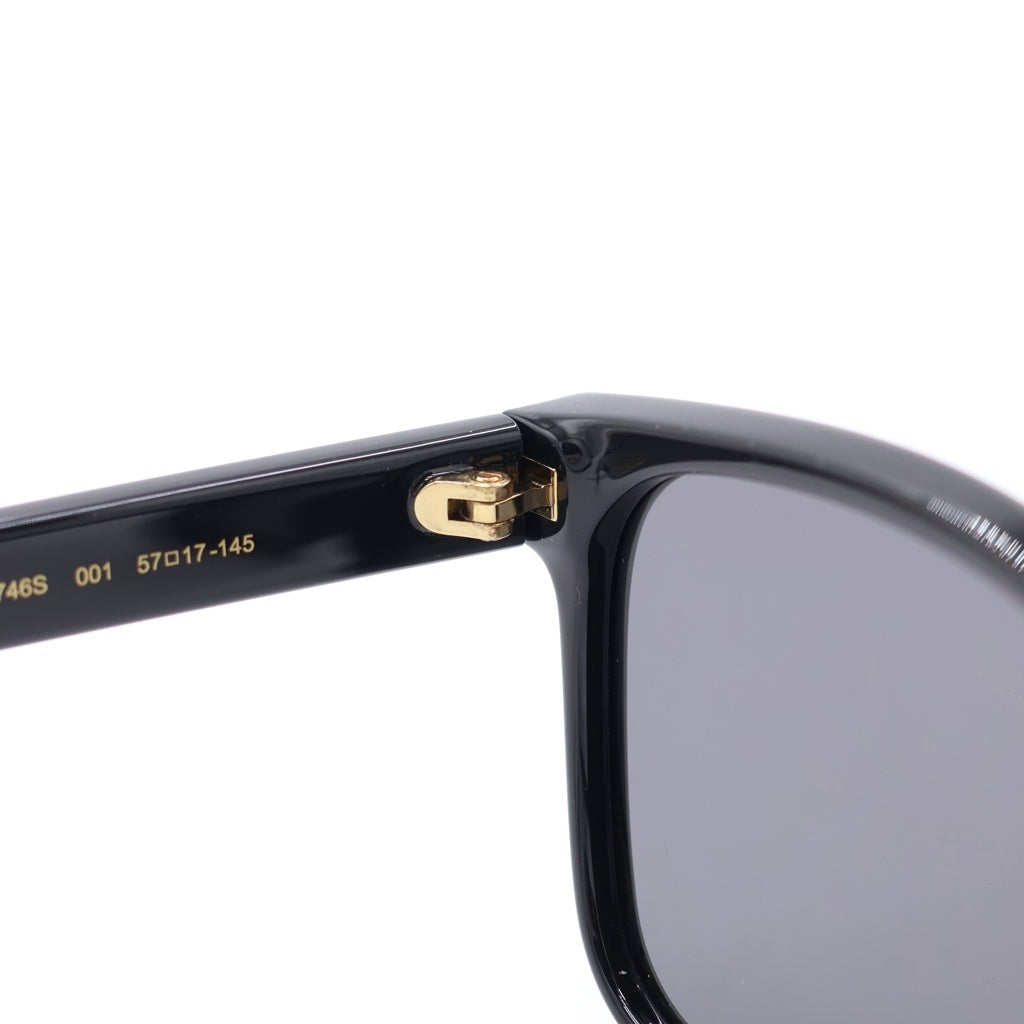 GUCCI(グッチ) GG0746S アジアンフィット ウェリントンフレーム シェリーラインテンプル カラーレンズ サングラス メガネ ブラック