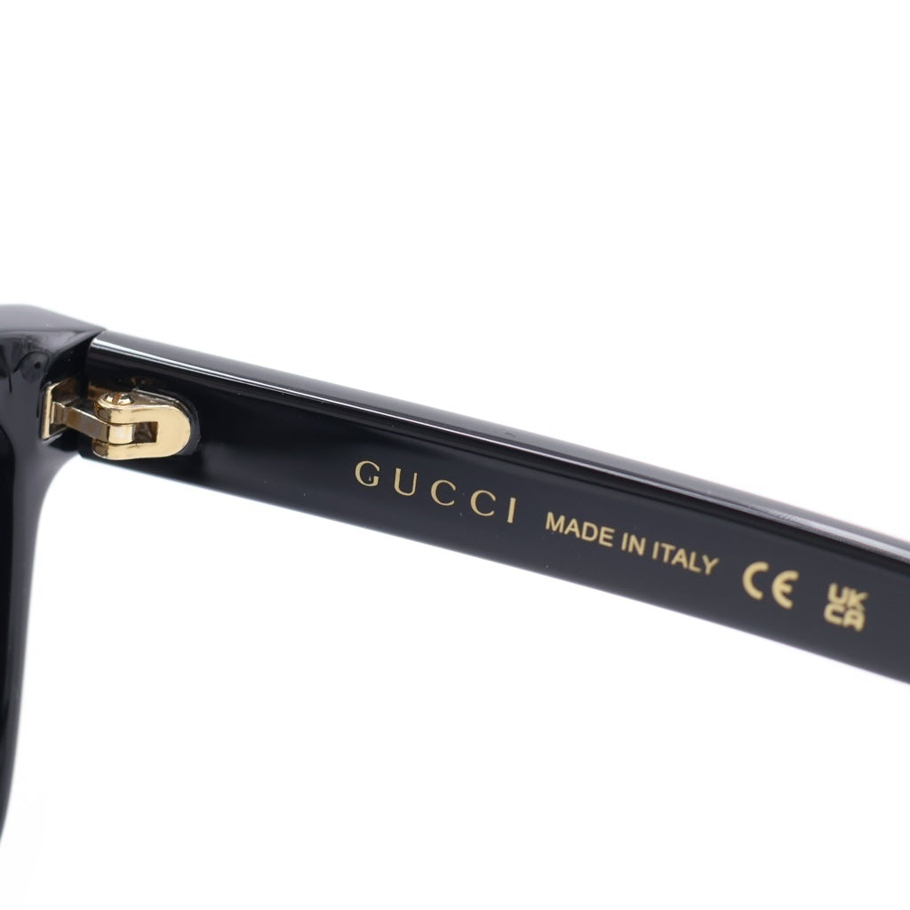 GUCCI(グッチ) GG0746S アジアンフィット ウェリントンフレーム シェリーラインテンプル カラーレンズ サングラス メガネ ブラック