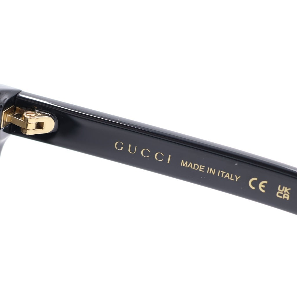 GUCCI(グッチ) GG0637SK アジアンフィット スクエアフレーム GGロゴテンプル カラーレンズ サングラス メガネ ブラック