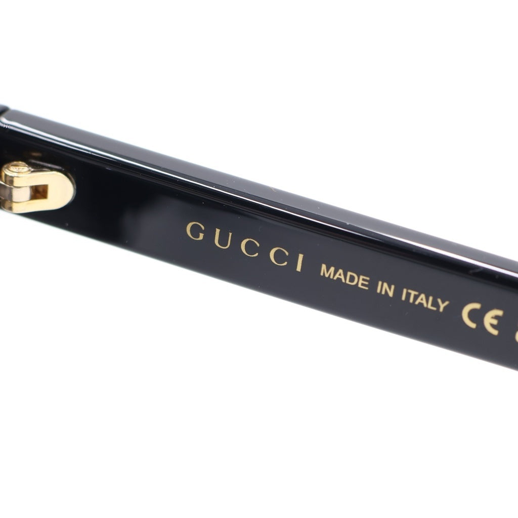 GUCCI(グッチ) GG1582SK アジアンフィット スクエアフレーム ロゴテンプル カラーレンズ サングラス メガネ ブラック