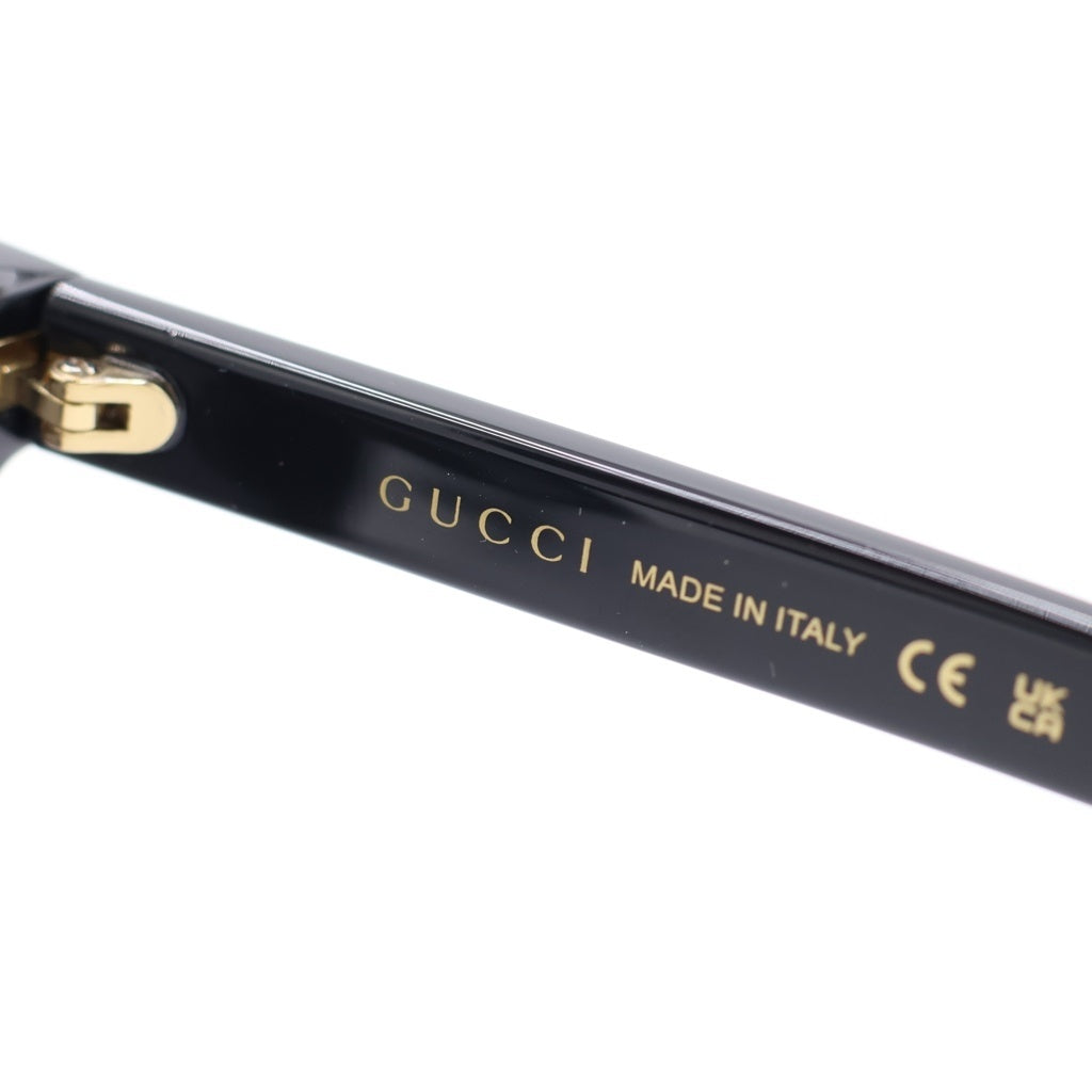 GUCCI(グッチ) GG0746S アジアンフィット ウェリントンフレーム シェリーラインテンプル カラーレンズ サングラス メガネ ブラック