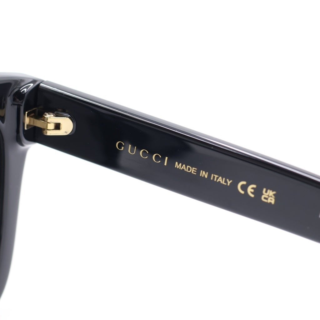 GUCCI(グッチ) GG1338S アジアンフィット ウェリントンフレーム インターロッキングGテンプル カラーレンズ サングラス メガネ ブラック