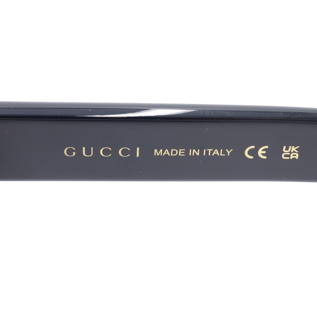 GUCCI(グッチ) GG1578S キャットアイフレーム インターロッキングGテンプル カラーレンズ サングラス メガネ ブラック