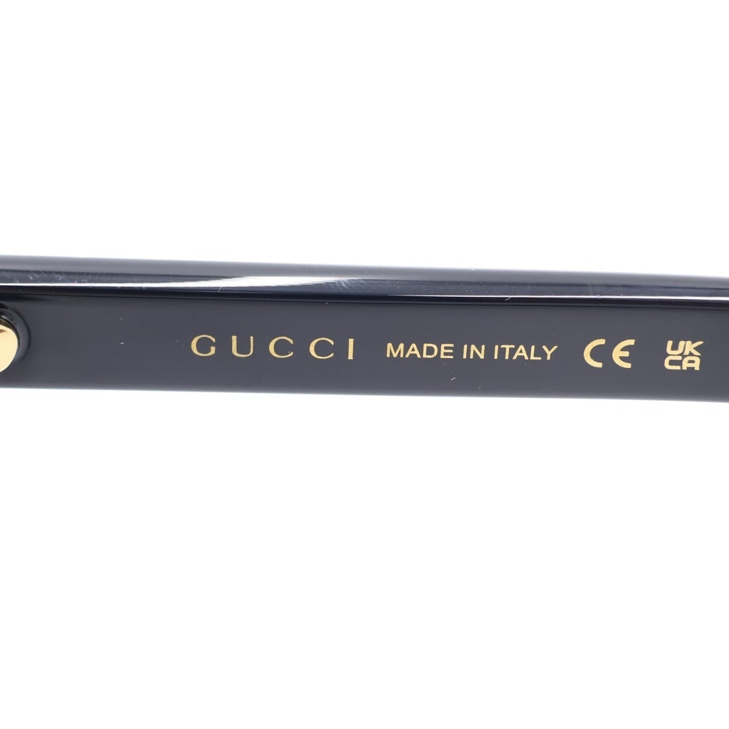 GUCCI(グッチ) GG1582SK アジアンフィット スクエアフレーム ロゴテンプル カラーレンズ サングラス メガネ ブラック